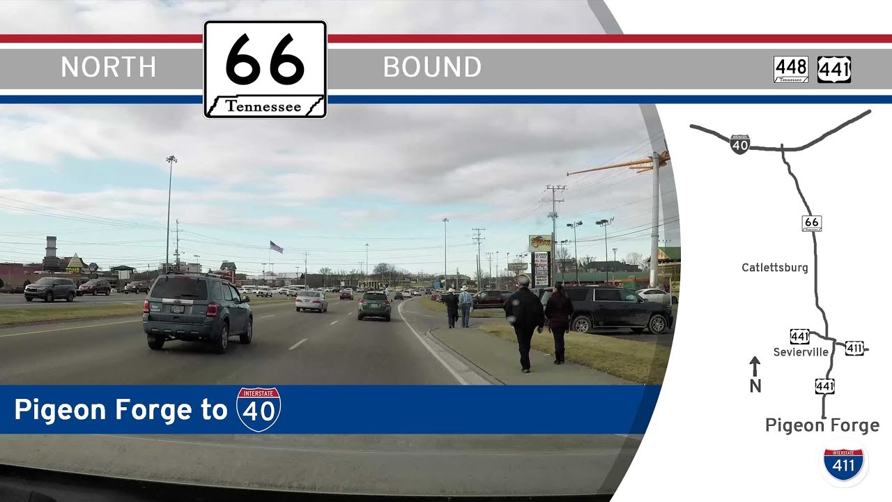 Tennessee Highway 66* - Pigeon Forge to Interstate 40 |  Drive America's Highways 🚙