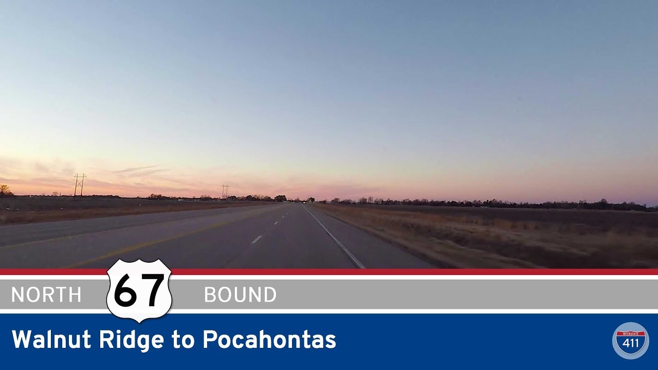 US Highway 67 - Walnut Ridge to Pocahontas - Arkansas |  Drive America