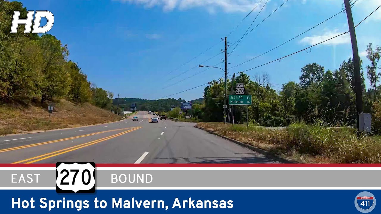 U.S. Route 270: Hot Springs to Malvern - Arkansas | Drive America