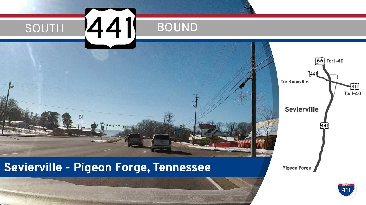 US Highway 441 - Sevierville to Pigeon Forge - Tennessee |  Drive America