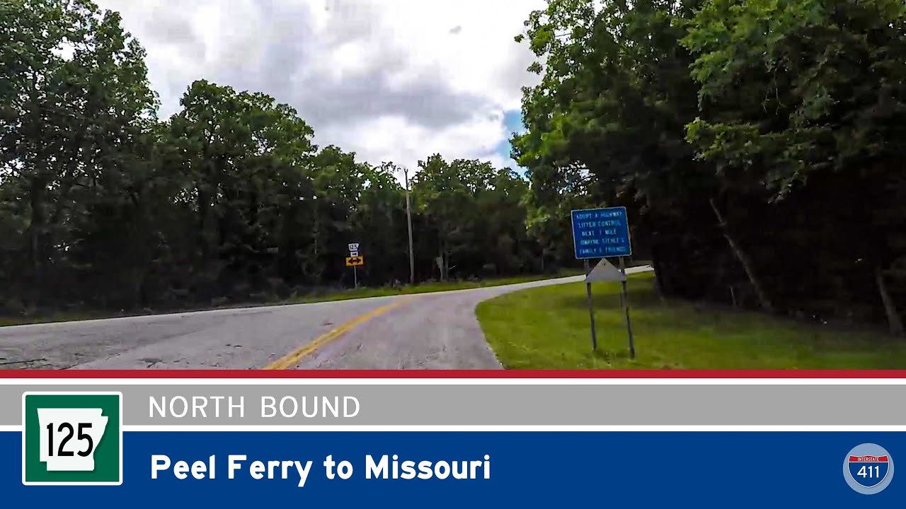 Arkansas Highway 125 - Peel Ferry to Missouri  |  Drive America