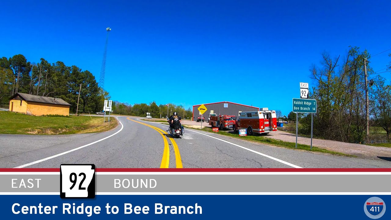 [Repost] Arkansas Highway 92: Center Ridge to Bee Branch | Drive America