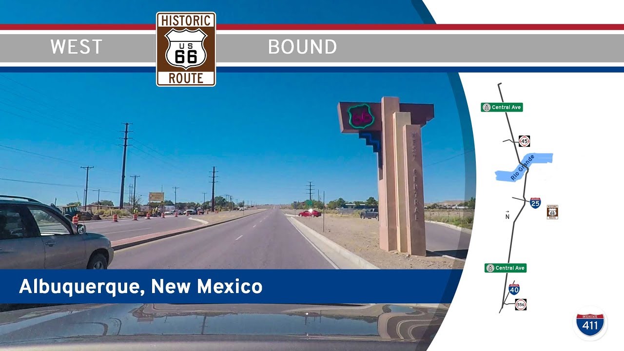 Historic Route 66 - Central Ave - Albuquerque - New Mexico |  Drive America