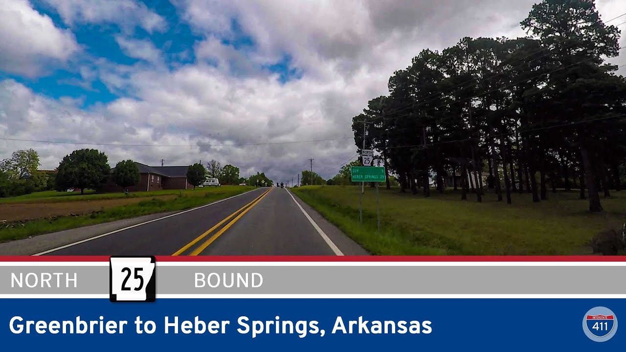 Arkansas Highway 25 - Greenbrier to Heber Springs - Arkansas  |  Drive America