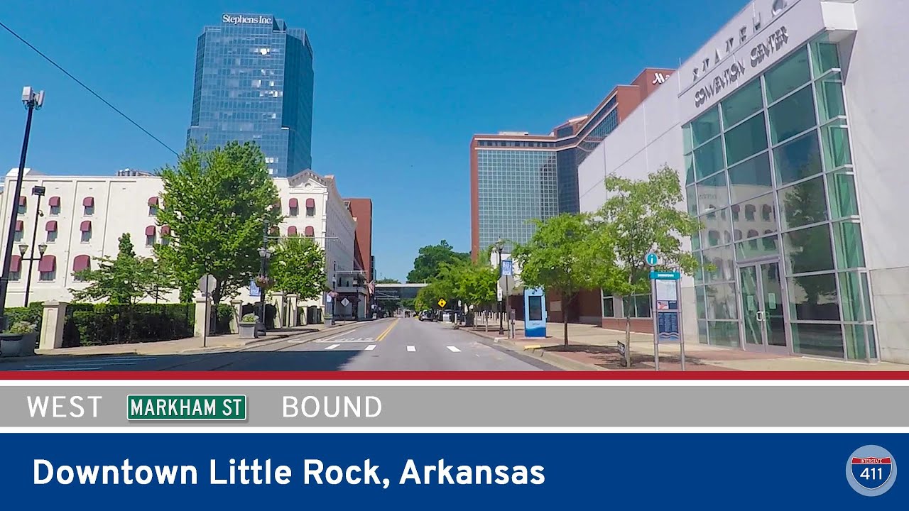 Markham Street Westbound in Downtown Little Rock, Arkansas |  Drive America