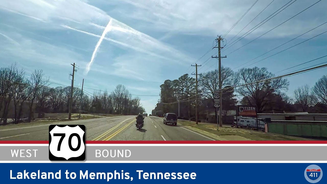 U.S. Highway 70: Lakeland to Memphis - Tennessee |  Drive America's Highways 🚙