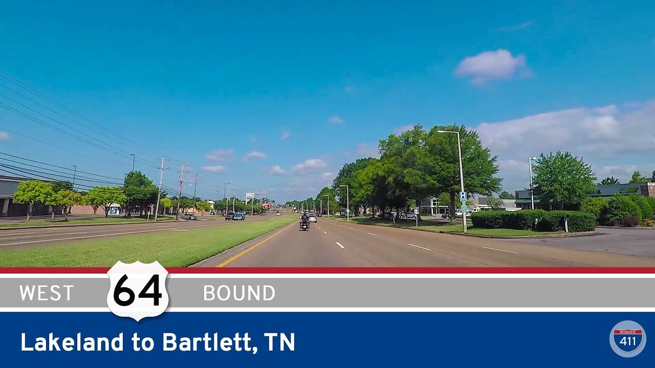 US Highway 64 - Lakeland to Bartlett - Tennessee |  Drive America