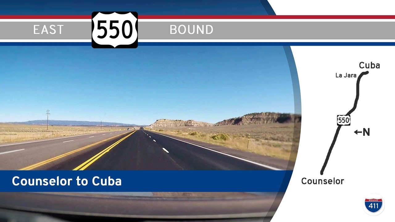 US Highway 550 - Counselor - Cuba - New Mexico | Drive America's Highways 🚙