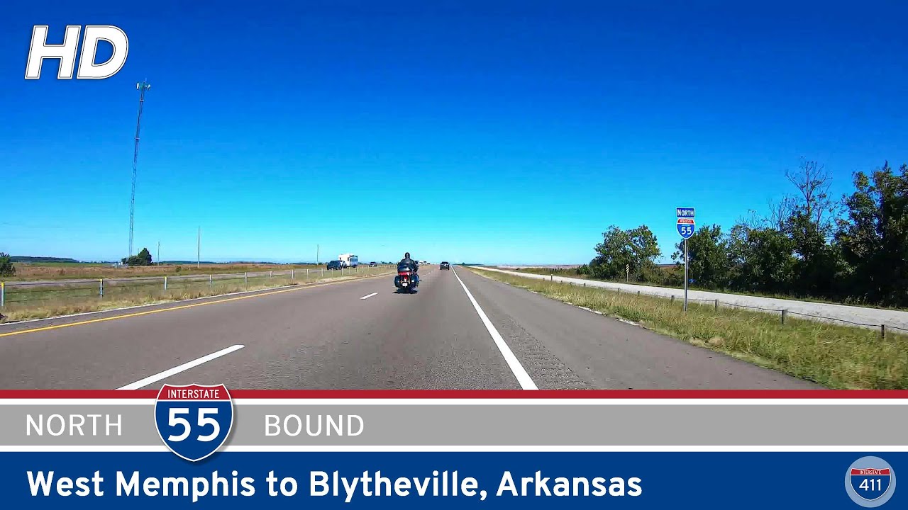 Interstate 55: West Memphis to Blytheville - Arkansas | Drive America