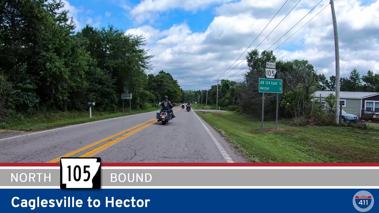 Arkansas Highway 105: Caglesville to Hector  |  Drive America