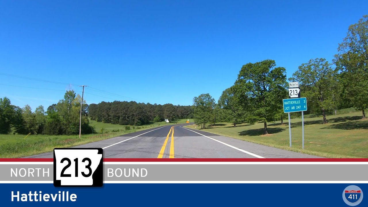 Arkansas Highway 213 through Hattieville | Drive America