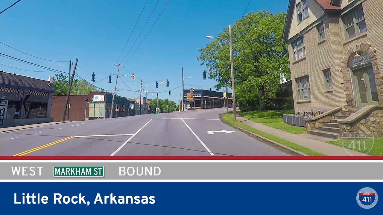 Markham Street Westbound in Little Rock  |  Drive America