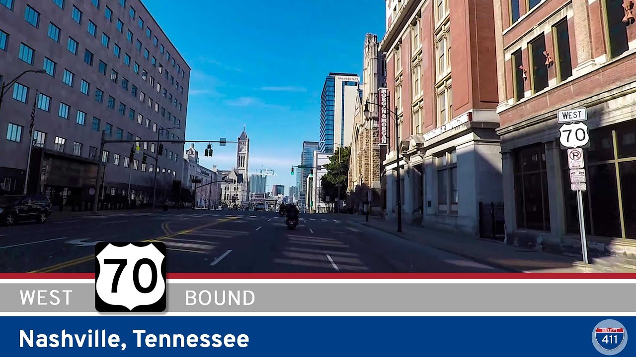 U.S. Highway 70 West: Nashville - Tennessee |  Drive America's Highways 🚙
