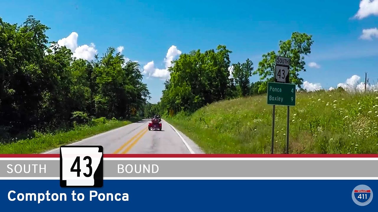 Arkansas Highway 43 - Compton to Ponca  |  Drive America's Highways 🚙