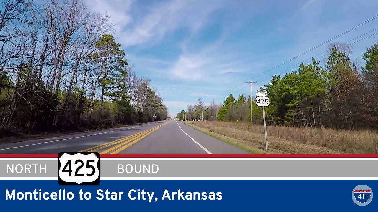 U.S. Highway 425 - Monticello to Star City - Arkansas |  Drive America's Highways 🚙