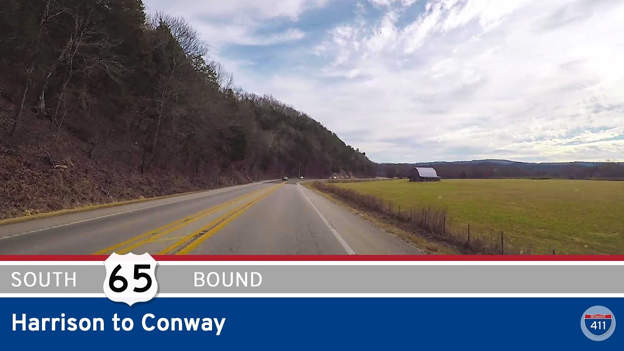 US Highway 65 - Harrison to Conway - Arkansas |  Drive America's Highways 🚙