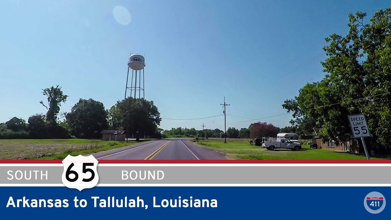 U.S. Highway 65 - Arkansas to Tallulah - Louisiana |  Drive America's Highways 🚙
