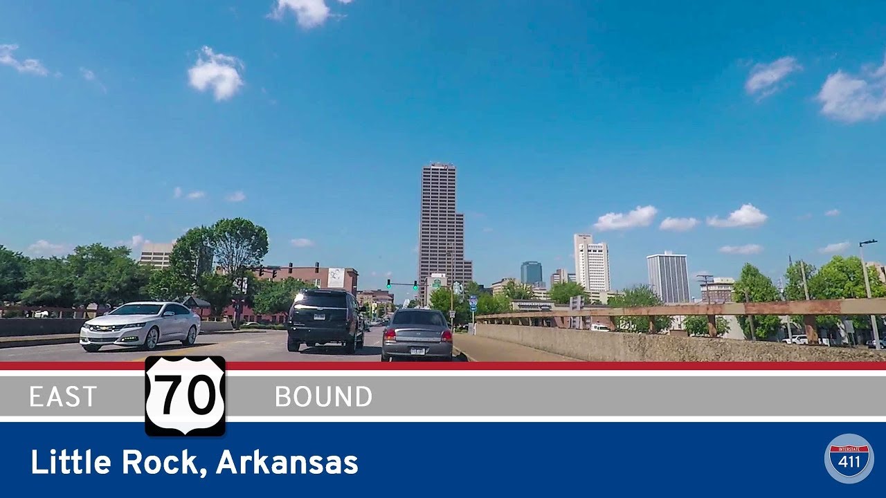 U.S. Highway 70 Eastbound in Little Rock - Arkansas |  Drive America's Highways 🚙