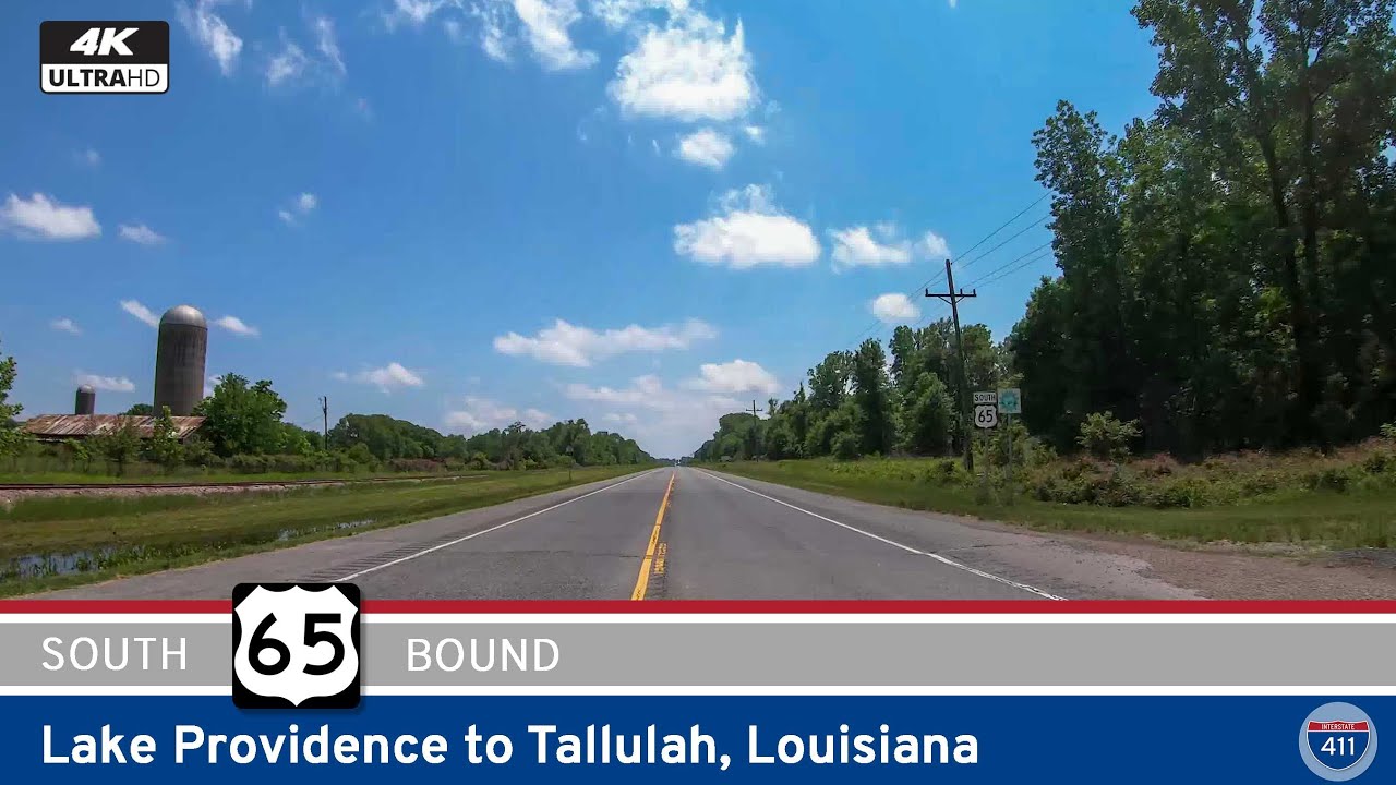 U.S. Route 65: Lake Providence to Tallulah - Louisiana | Drive America