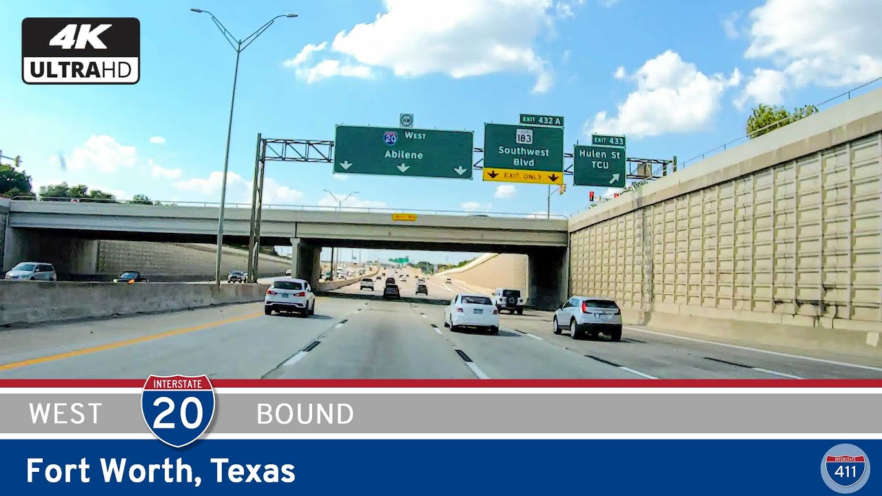 Interstate 20: Fort Worth ~ Texas (Westbound) | Drive America