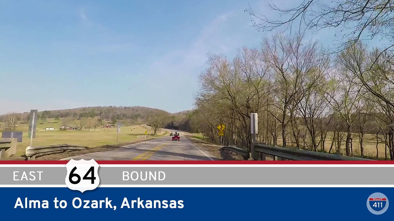 U.S. Highway 64 - Alma to Ozark - Arkansas |  Drive America