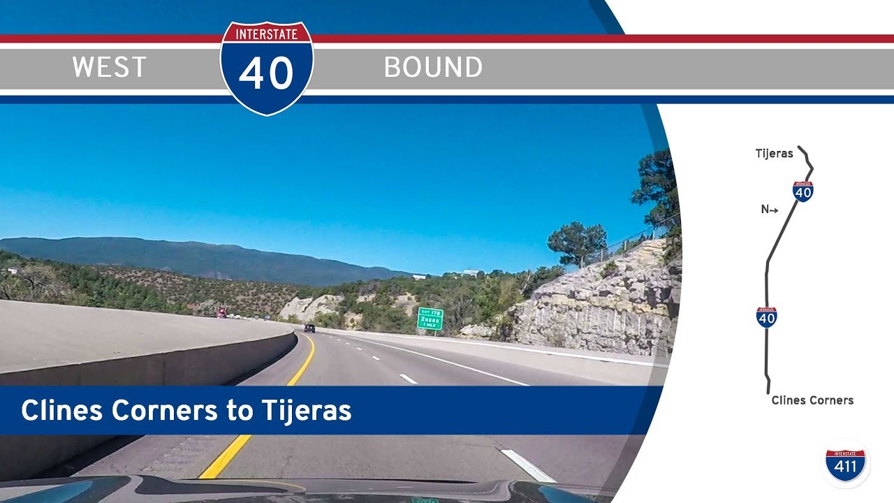 Interstate 40 - Clines Corners - Tijeras - New Mexico |  Drive America
