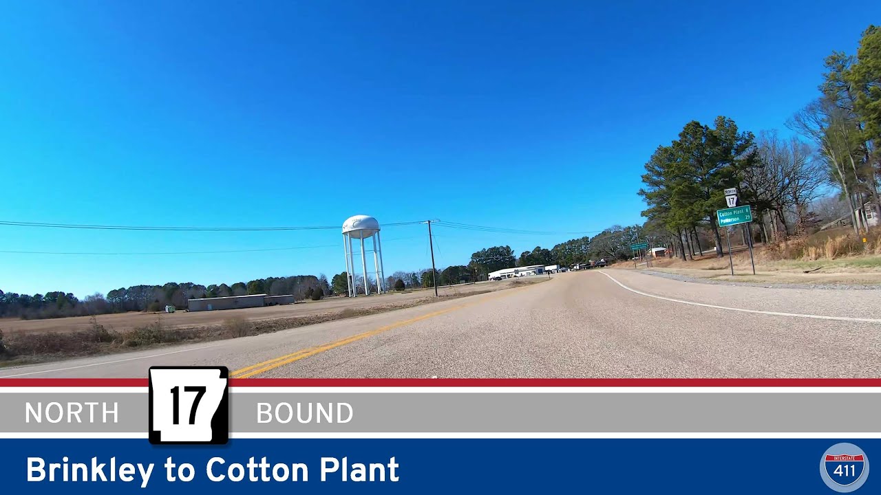 [Repost] Arkansas Highway 17: Brinkley to Cotton Plant | Drive America