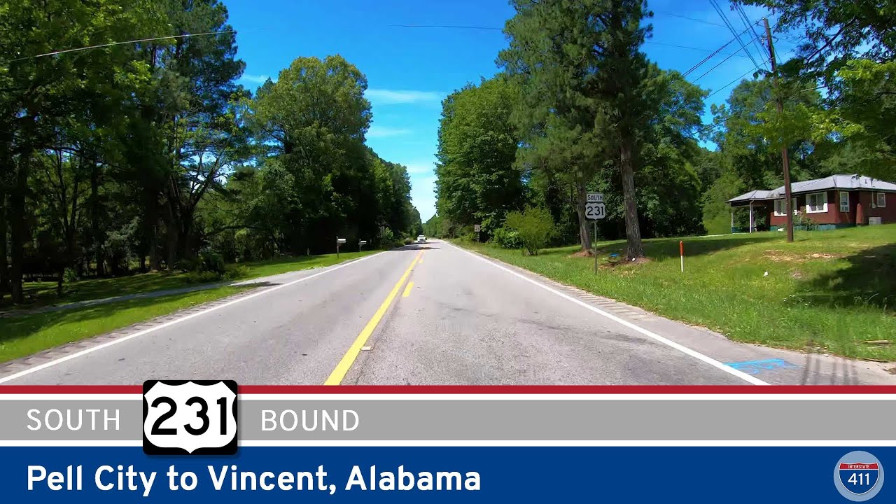 U.S. Route 231: Pell City to Vincent - Alabama | Drive America