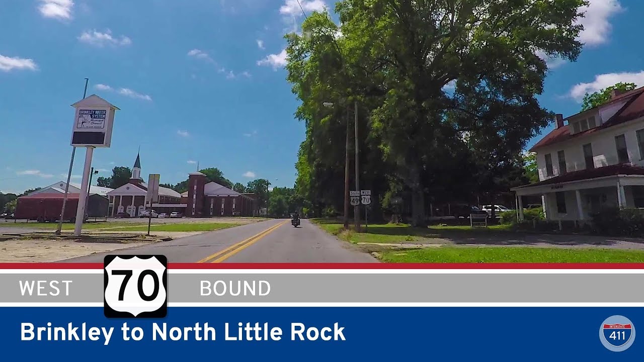 US Highway 70 - Brinkley to North Little Rock - Arkansas |  Drive America's Highways 🚙