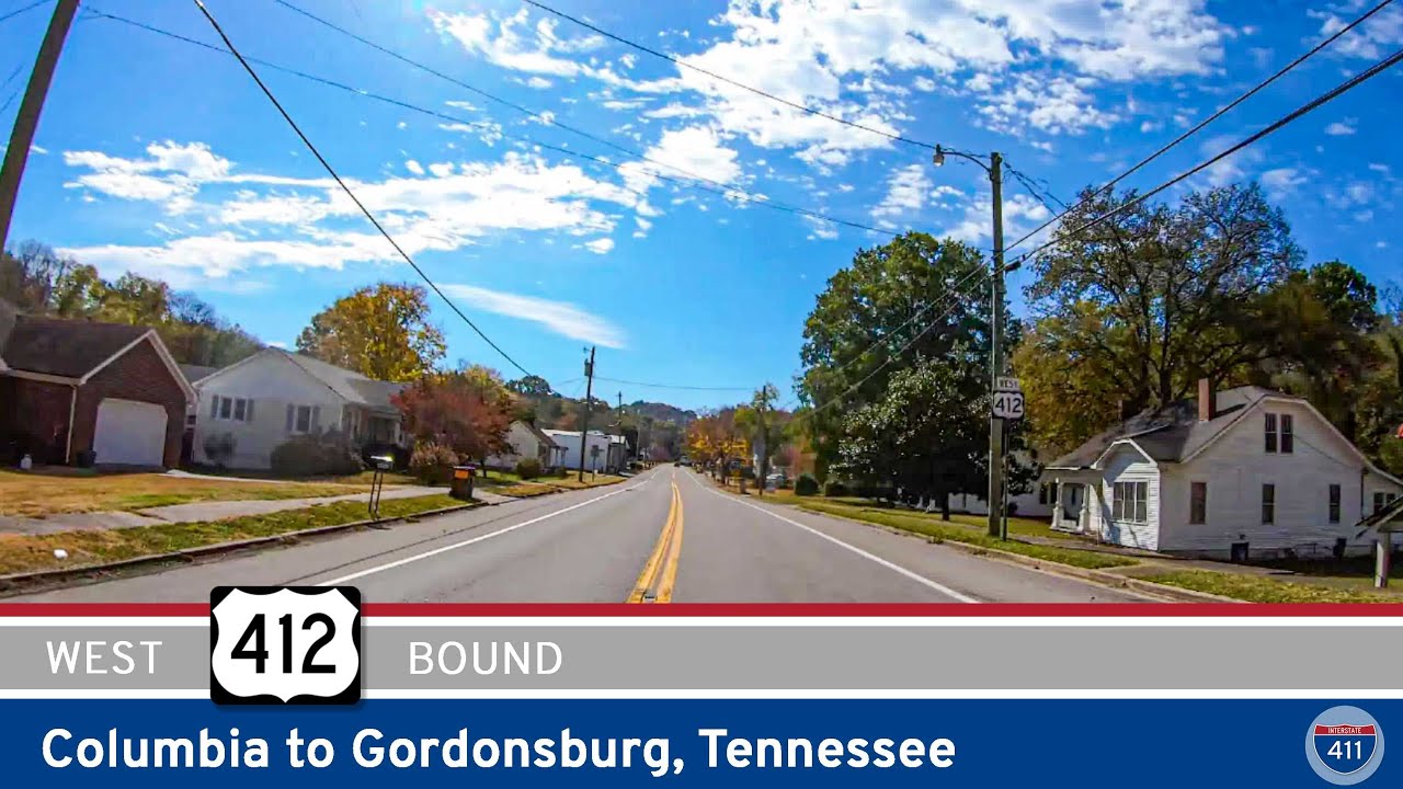 U.S. Route 412: Columbia to Gordonsburg - Tennessee | Drive America's Highways 🚙
