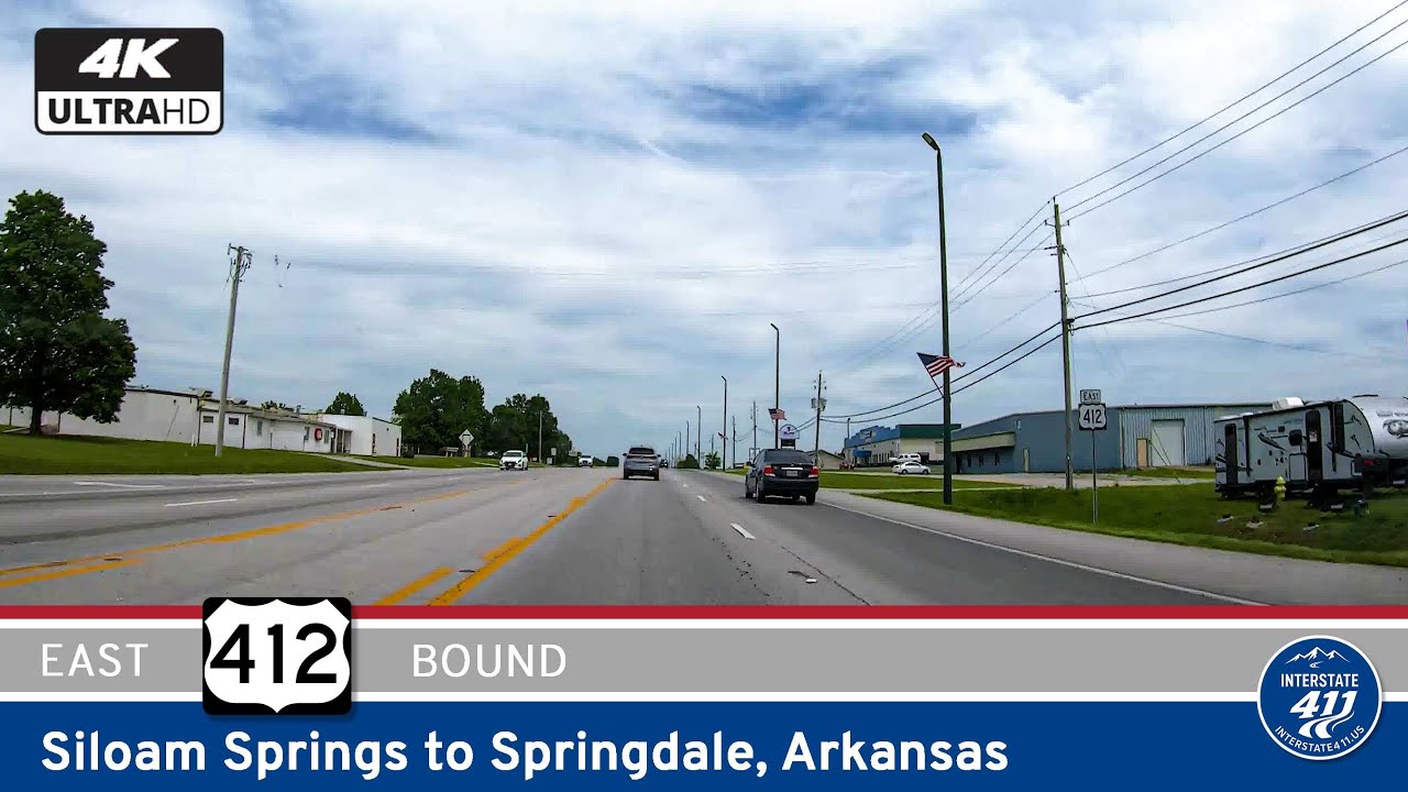 U.S. Route 412: Siloam Springs to Springdale - Arkansas | Drive America