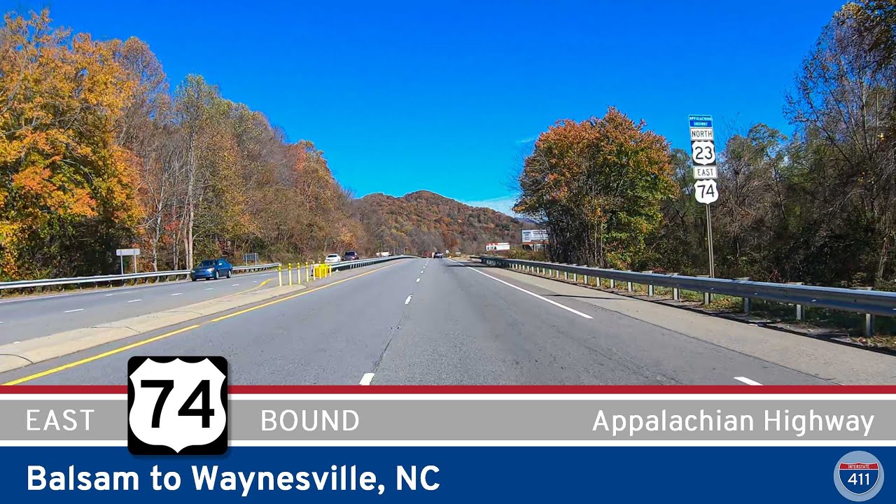 U.S. Route 74: Balsam to Waynesville - North Carolina | Drive America's Highways 🚙