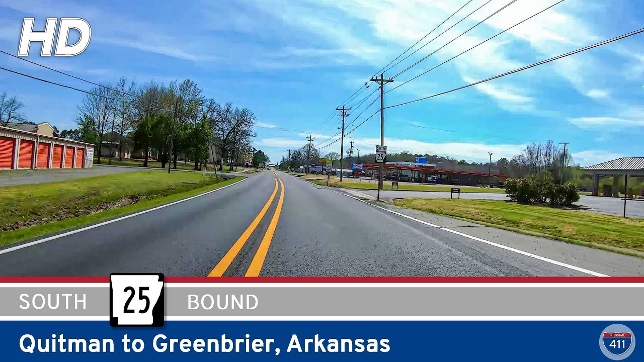 Arkansas Highway 25: Quitman to Greenbrier | Real Roads, Real Drives [Repost]