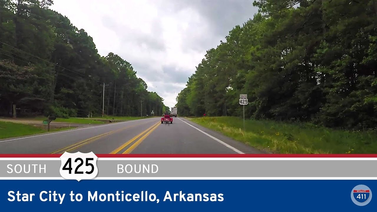 US Highway 425 - Star City to Monticello - Arkansas |  Drive America's Highways 🚙