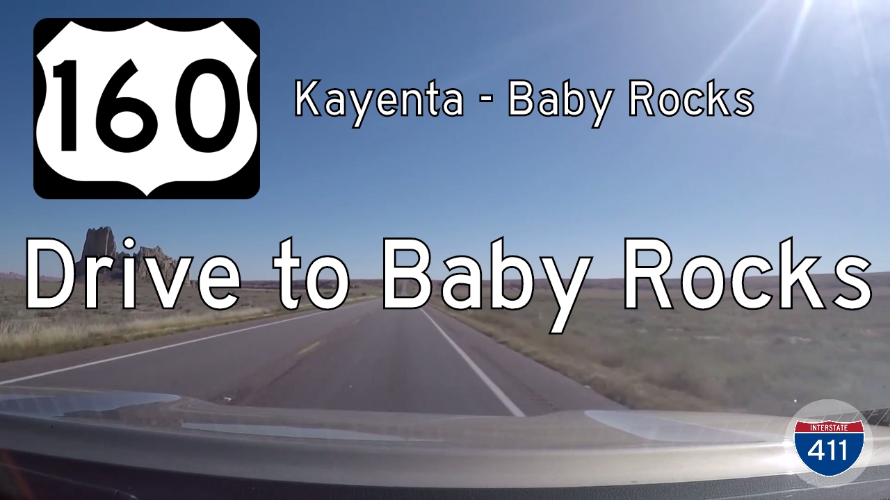 US Highway 160 - Kayenta - Baby Rocks - Arizona | Drive America