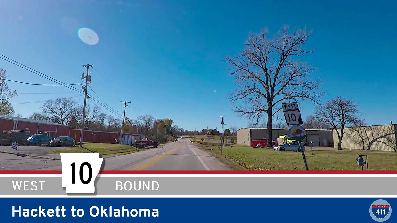 Arkansas Highway 10 - Hackett to Oklahoma  |  Drive America