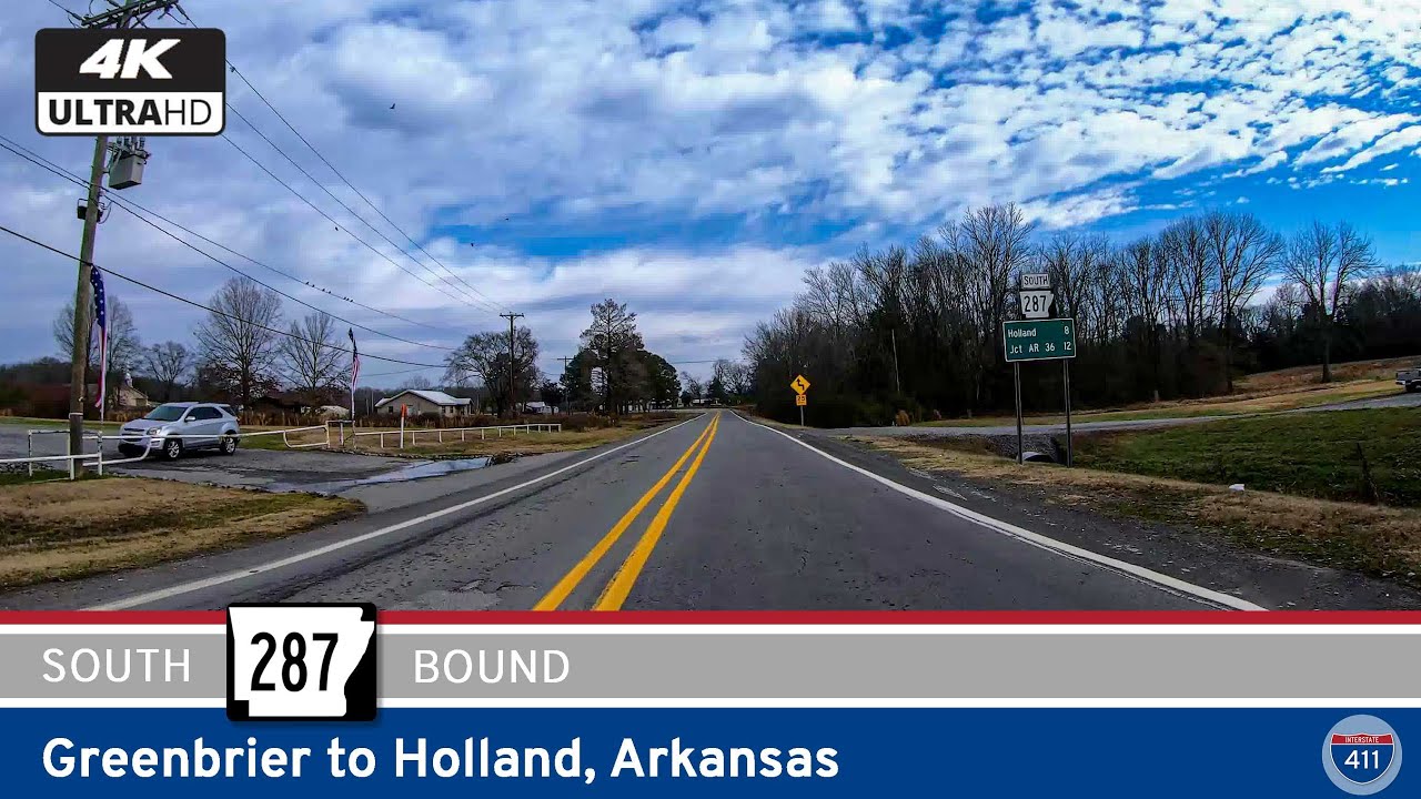 Arkansas Highway 287: Greenbrier to Holland | See America