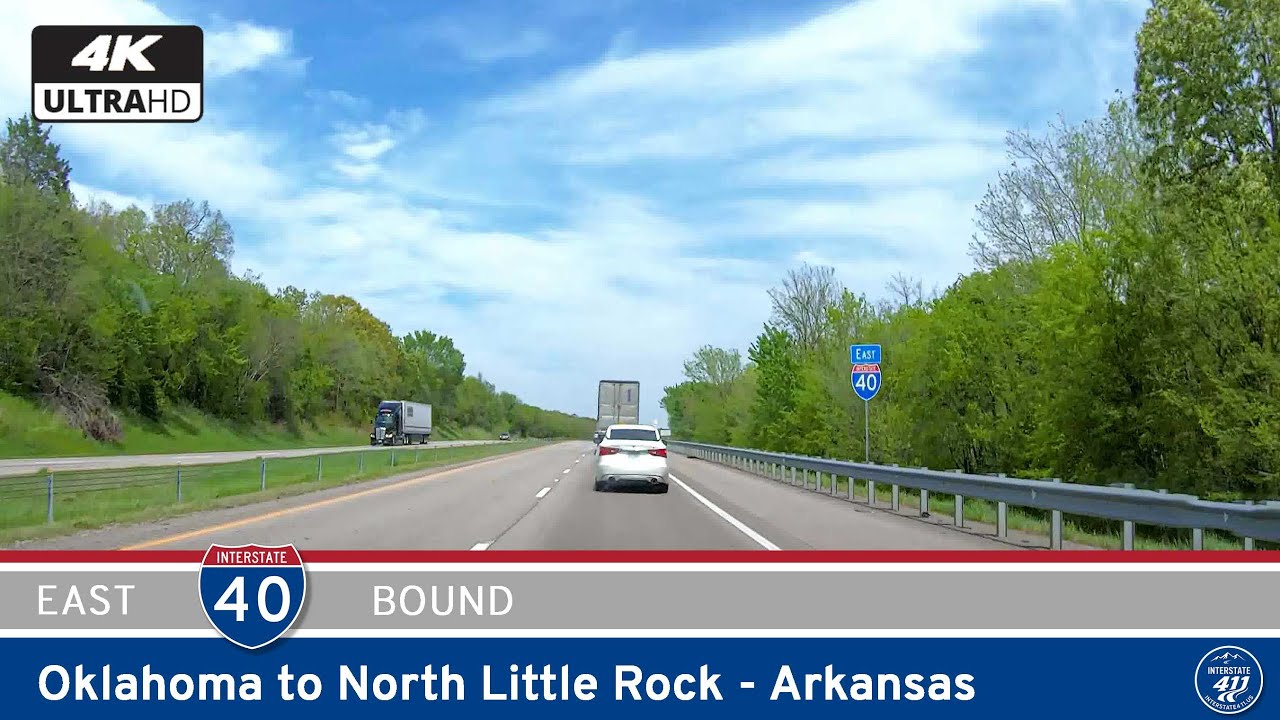 Interstate 40: Oklahoma Border to North Little Rock - Arkansas Drive