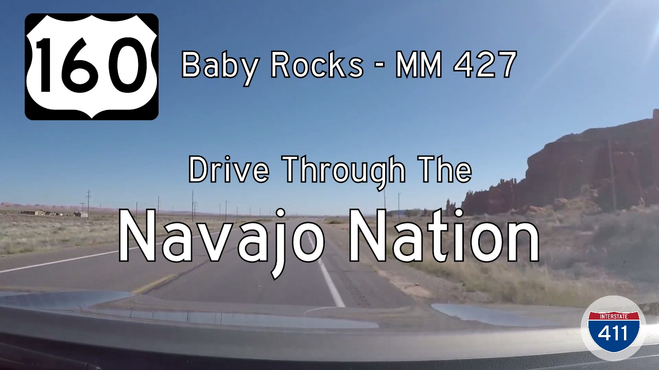 US Highway 160 - Baby Rocks - Mile 427 - Arizona | Drive America