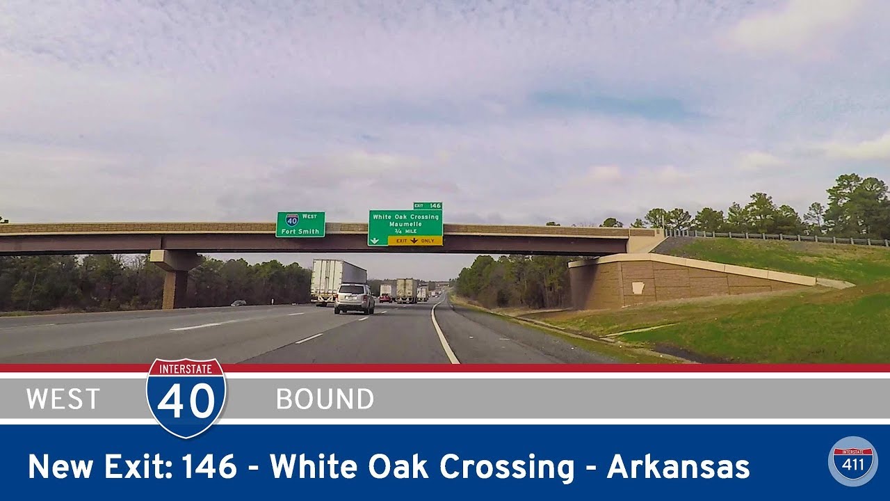 Interstate 40 - New Exit 146 - White Oak Crossing - Arkansas |  Drive America