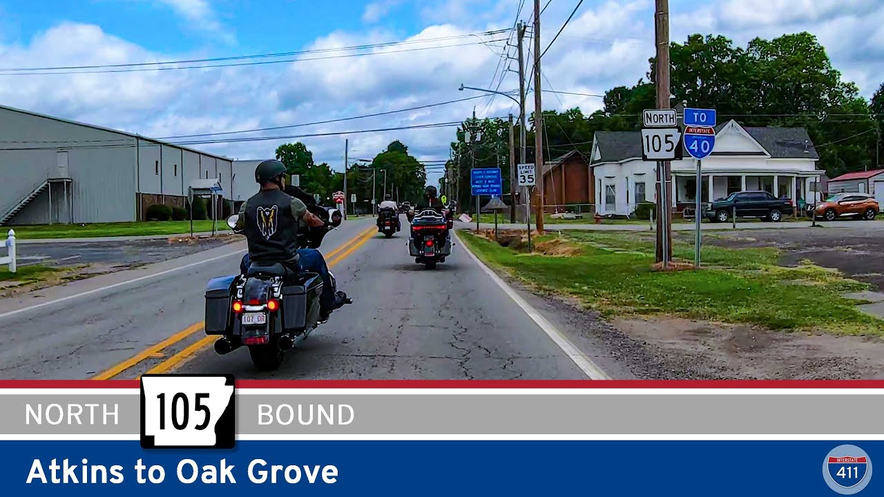 Arkansas Highway 105: Atkins to Oak Grove |  Drive America