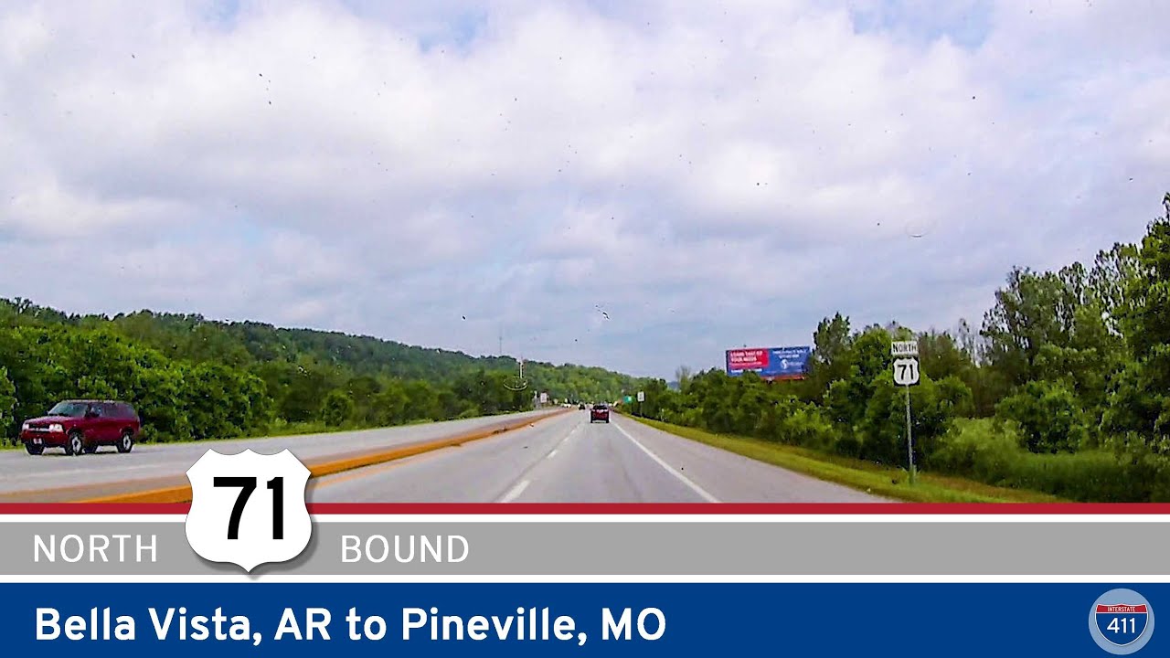 U.S. Highway 71: Bella Vista Arkansas to Pineville Missouri |  Drive America's Highways 🚙