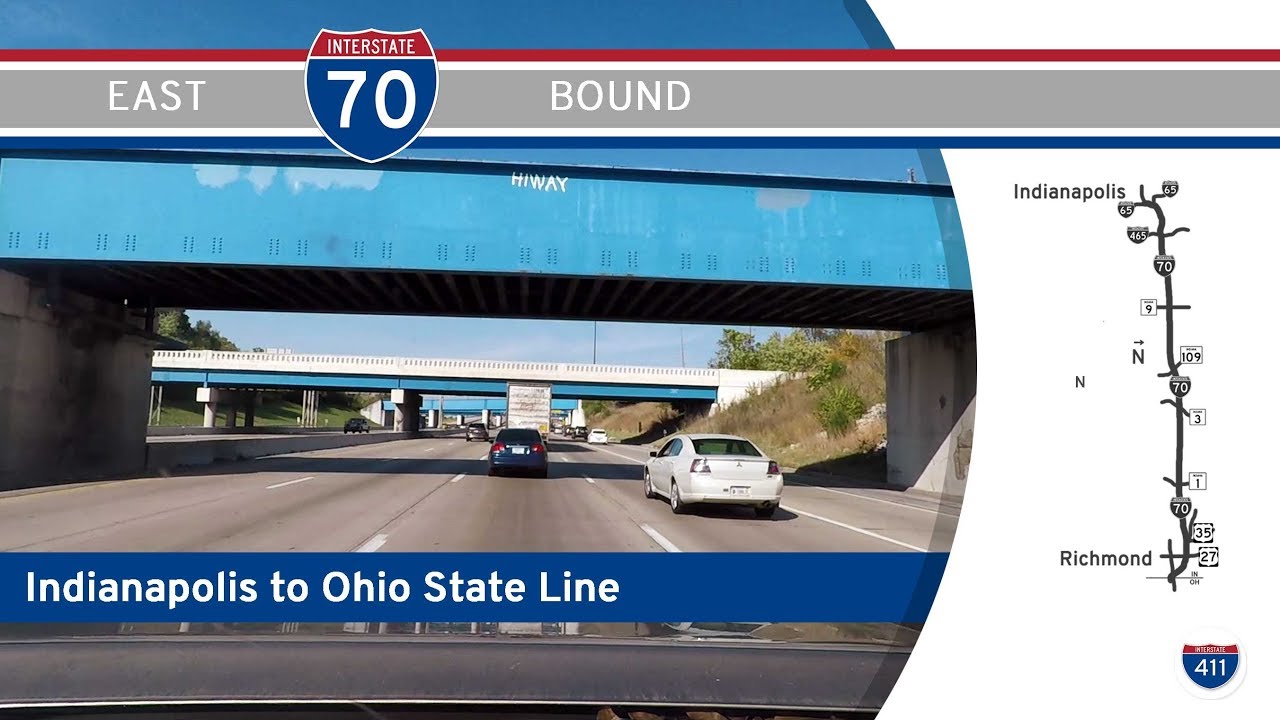 Interstate 70 - Indianapolis to Richmond - Indiana |  Drive America
