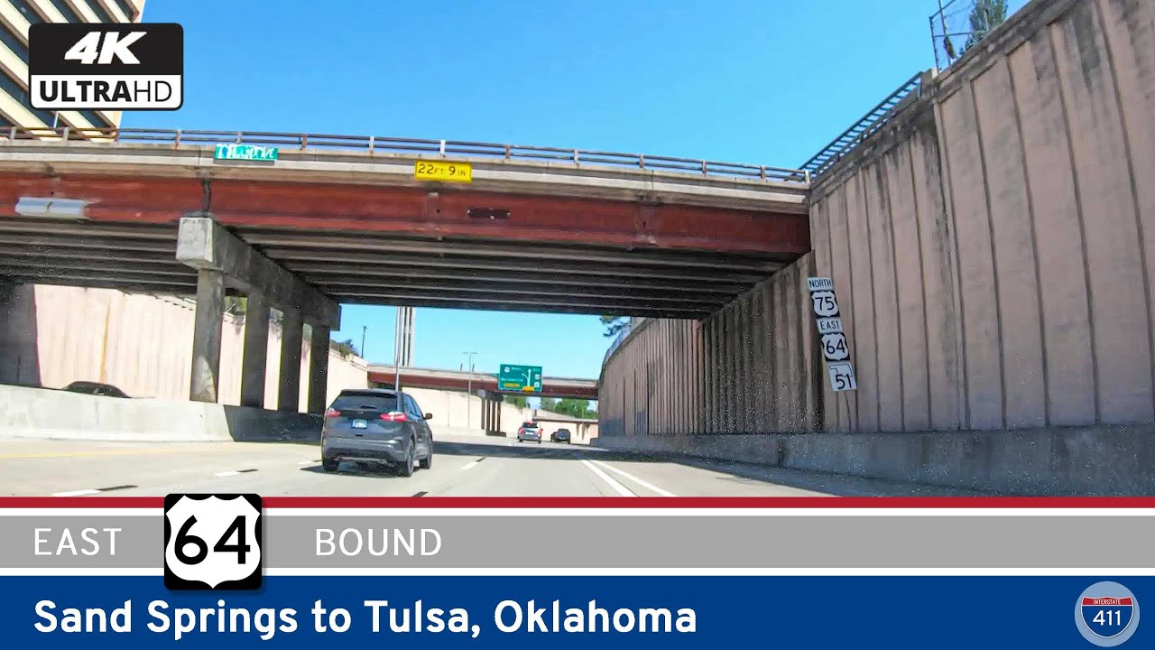 U.S. Route 64: Sand Springs to Bixby - Oklahoma | Drive America