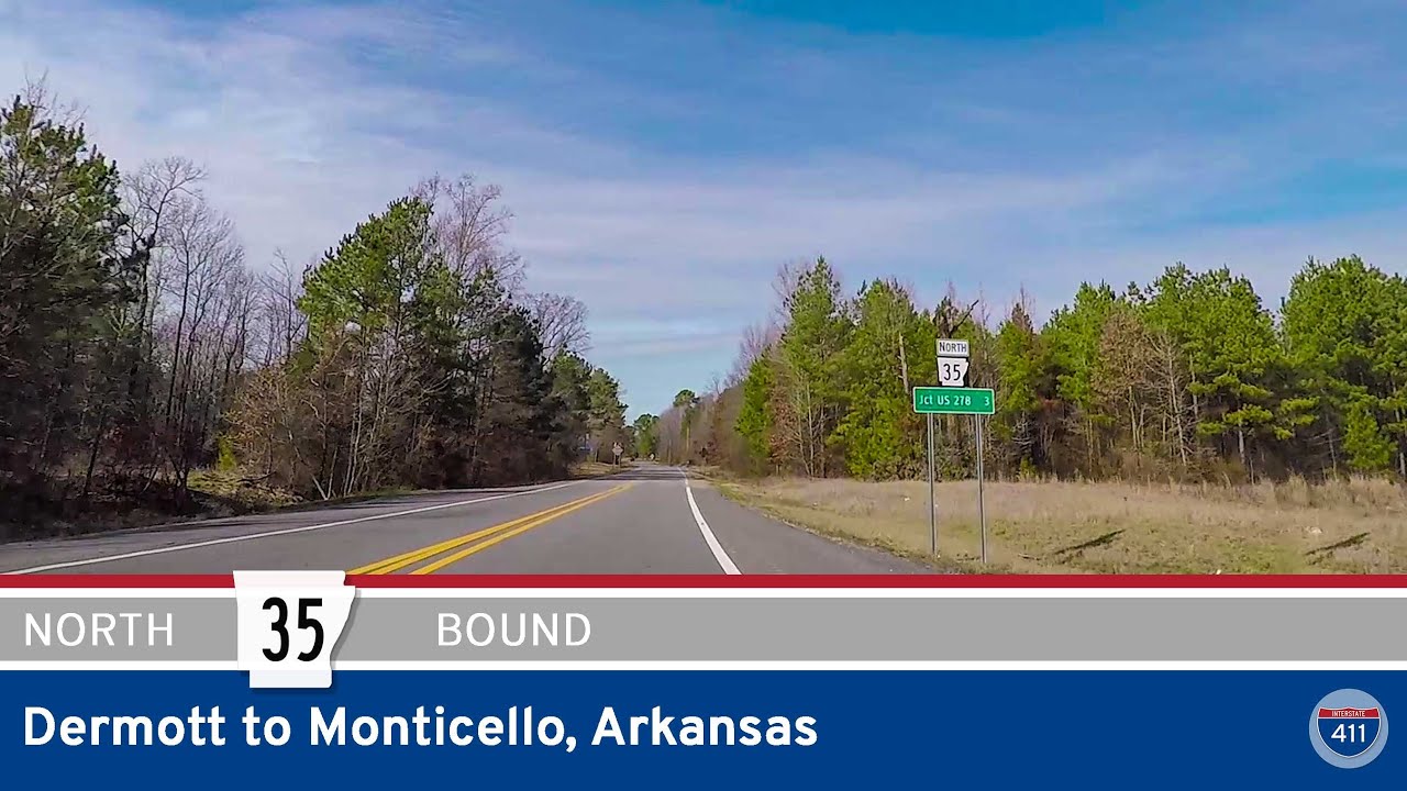 Arkansas Highway 35 - Dermott to Monticello  |  Drive America