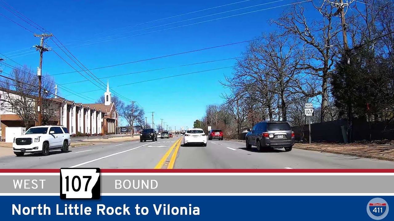 Arkansas Highway 107: North Little Rock to Vilonia | Drive America