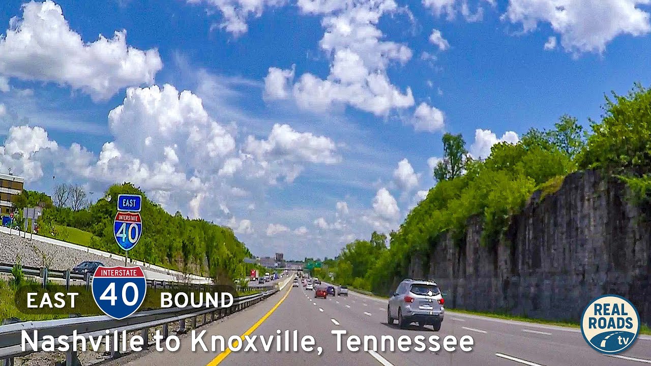 Interstate 40: Nashville to Knoxville, Tennessee | Real Roads, Real Drives [Remaster]