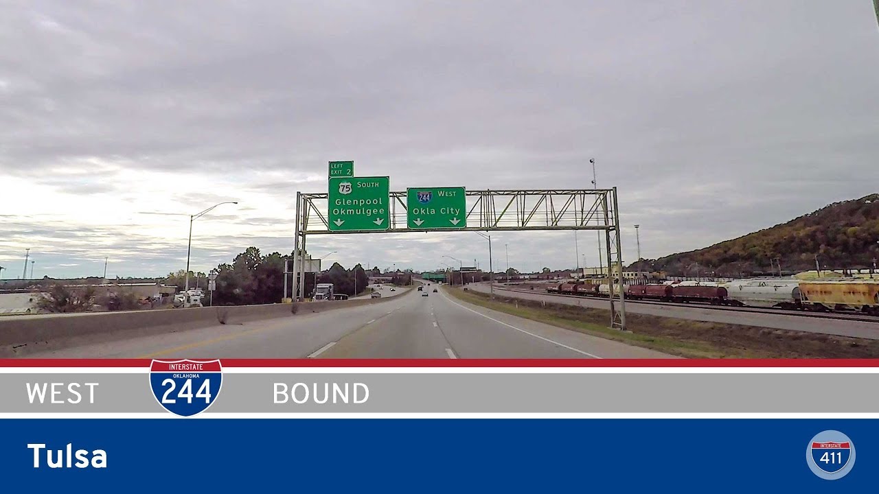 Interstate 244 - Southwest Tulsa - Oklahoma |  Drive America's Highways 🚙