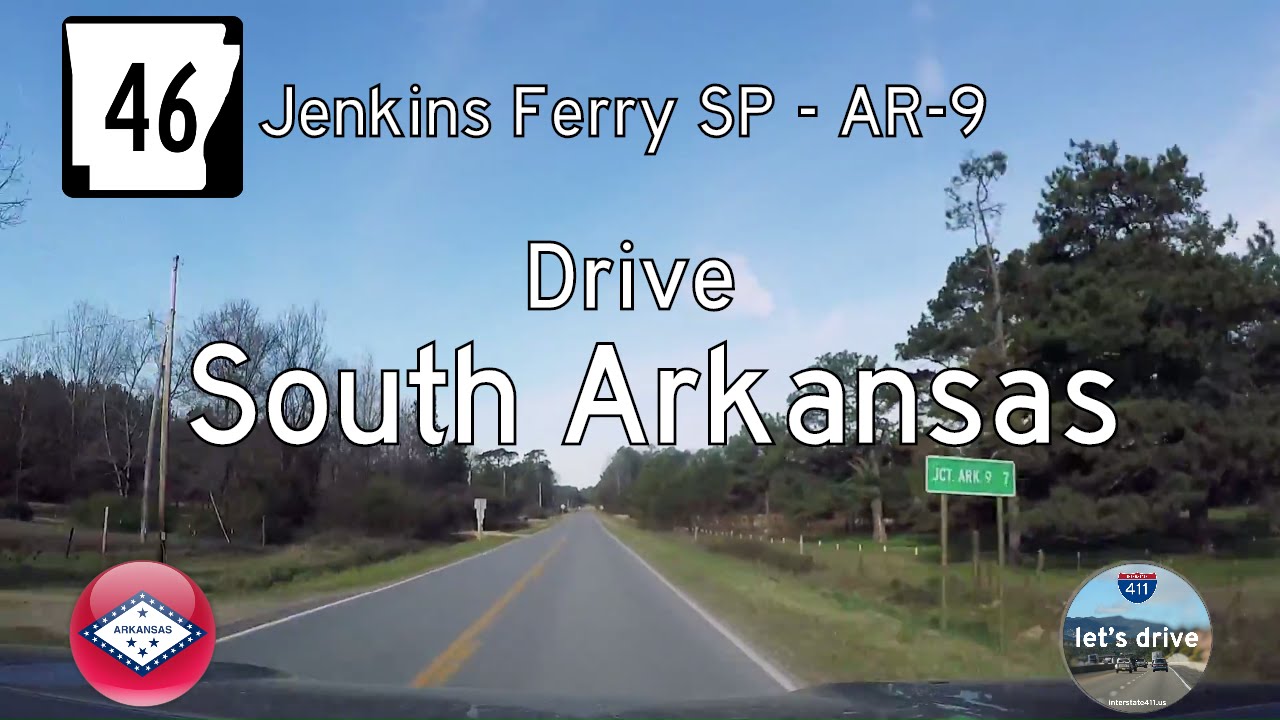 Arkansas Highway 46 - Jenkins Ferry SP - AR Highway 9 |  Drive America's Highways 🚙
