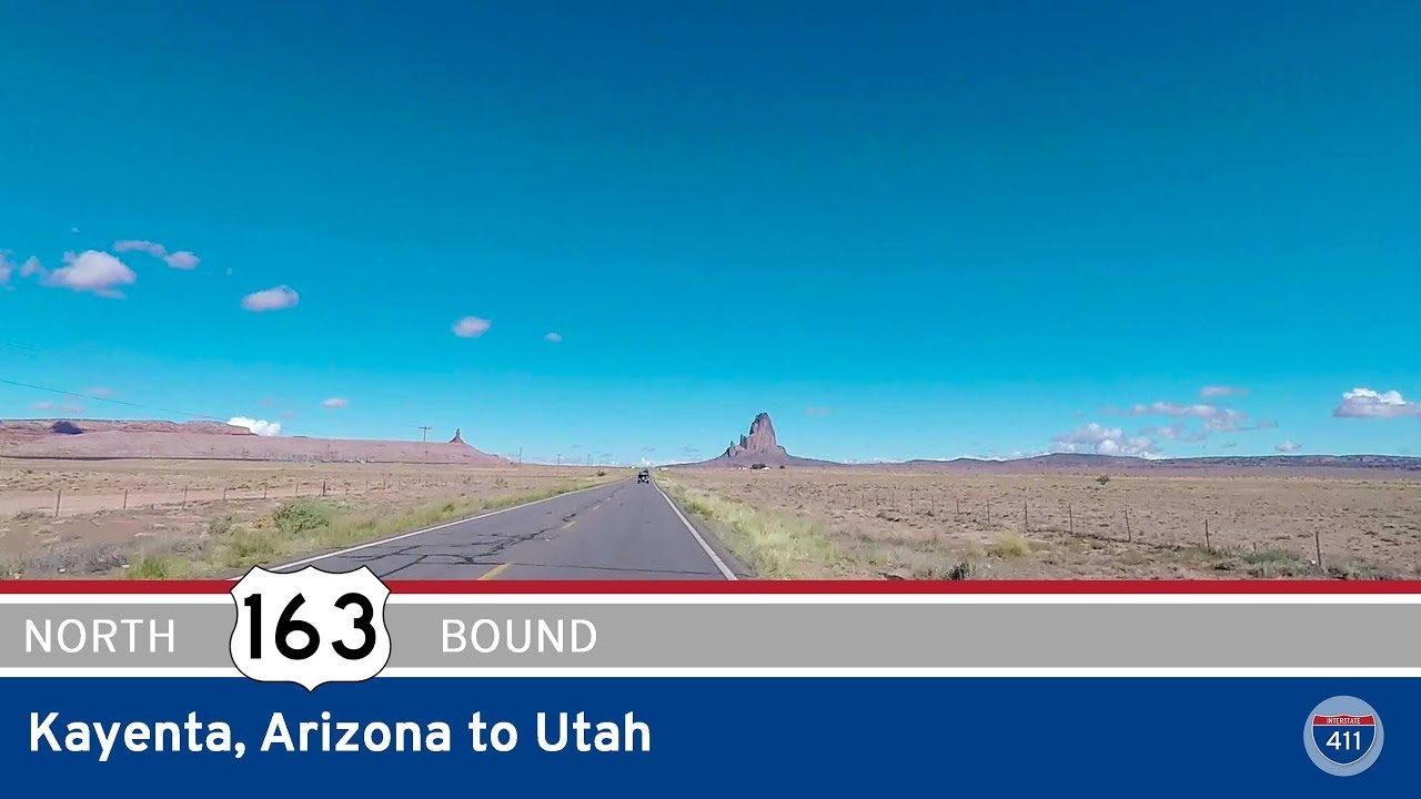 US Highway 163 - Kayenta to Utah - Arizona |  Drive America's Highways 🚙